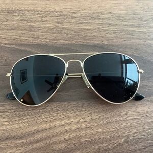 Diff Cruz Sunglasses GD-GR 186 58 16-145 Men's Aviators Preowned metal frame